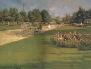 William Merrit Chase Prospect Park Brooklyn painting